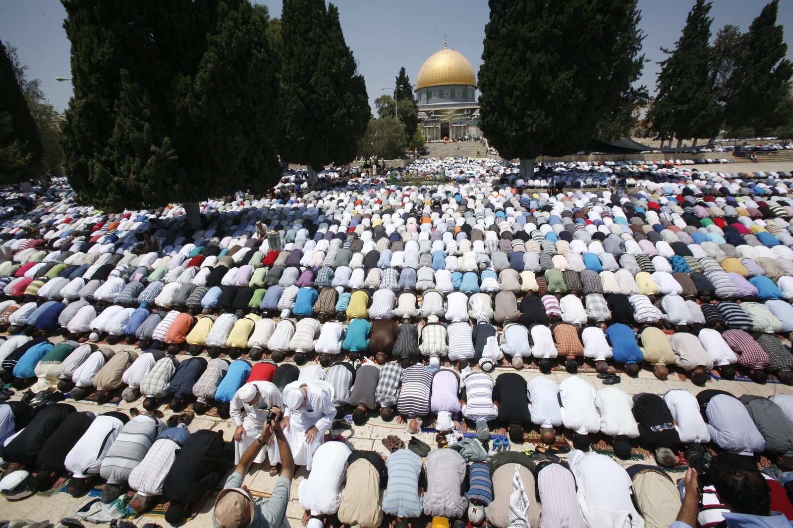 IMAX crew filming at Al-Aqsa