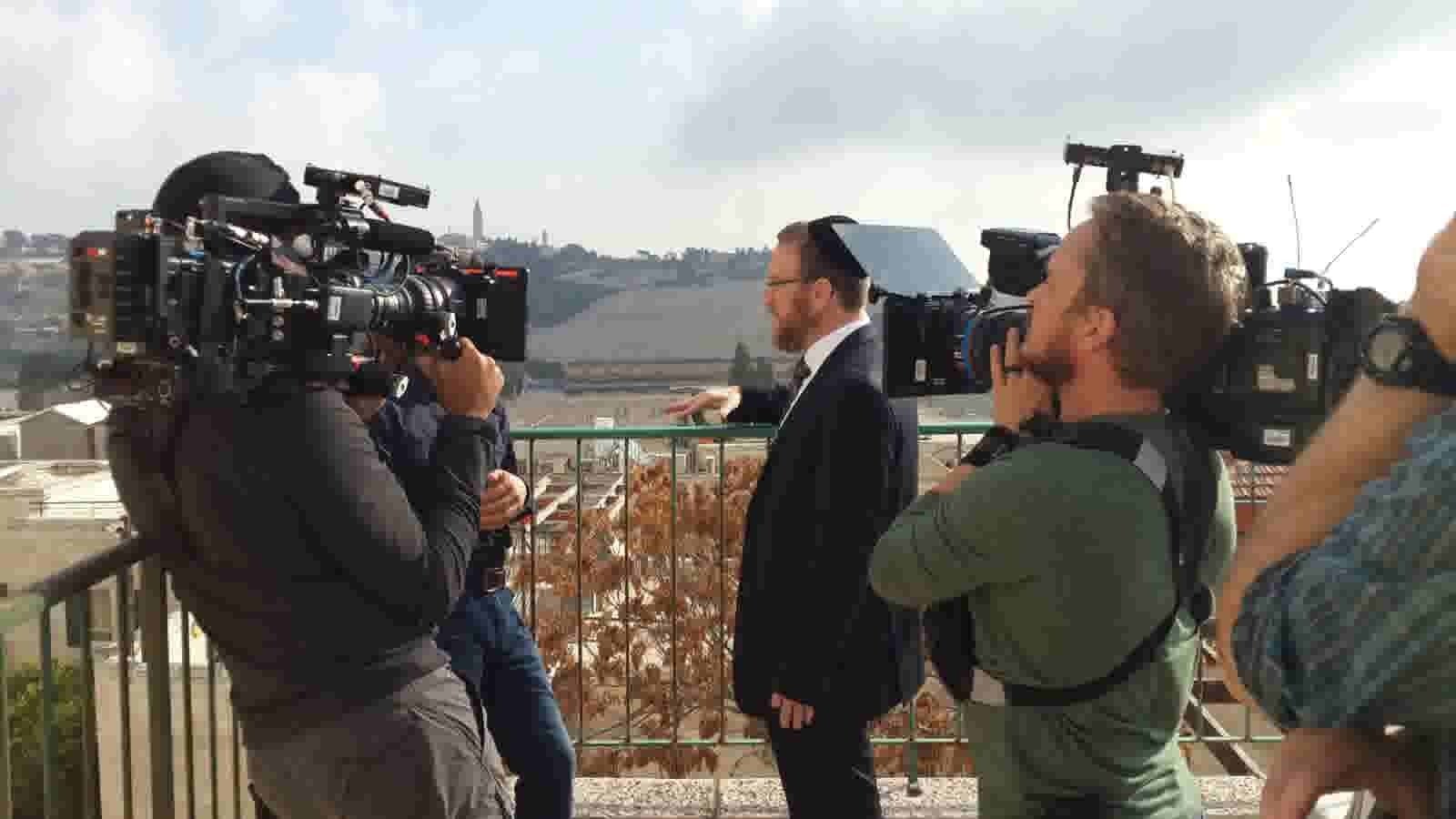 Reality TV Camera Crew in Israel